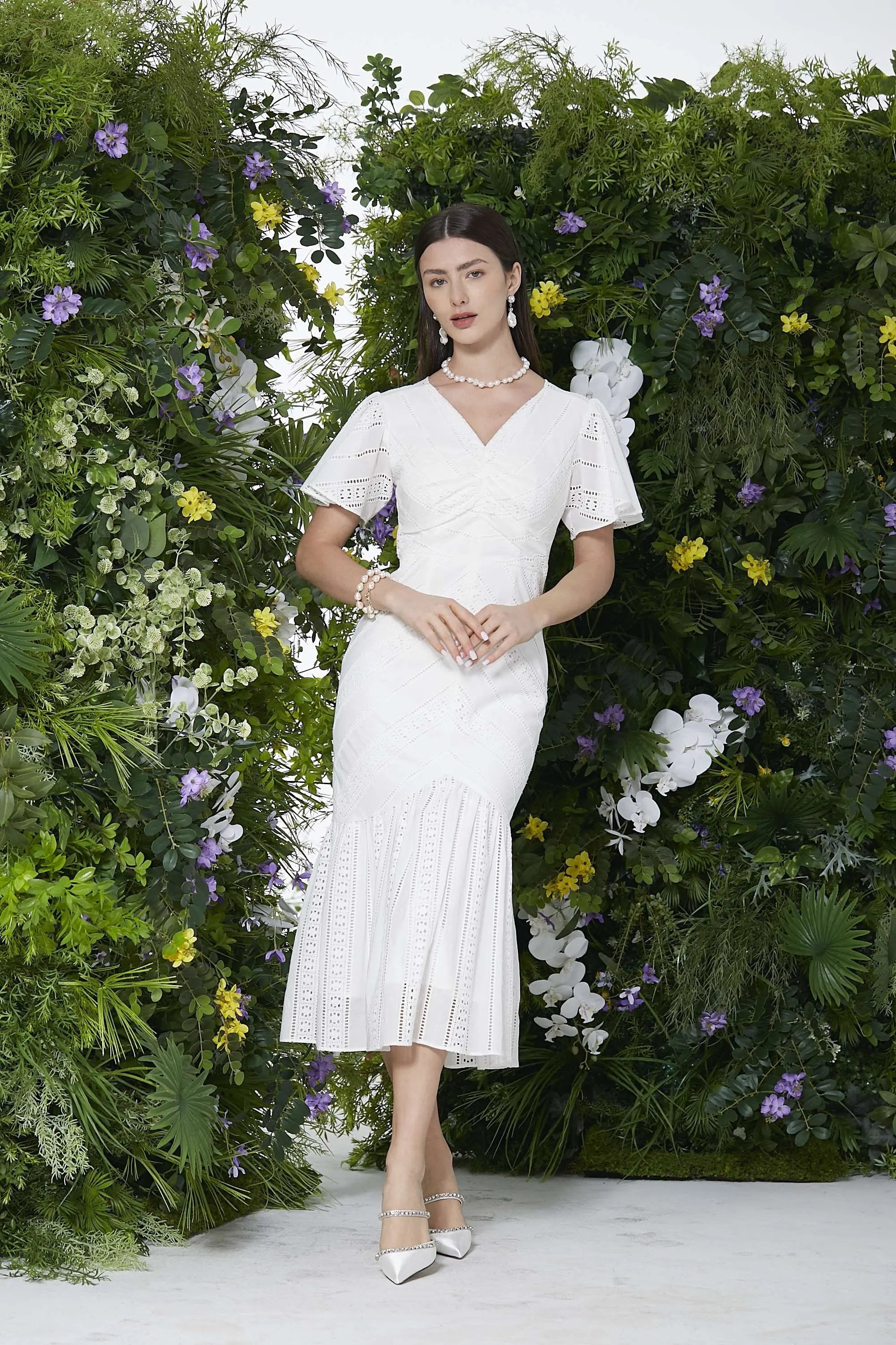 Ladies Summer Elegant Retro Gentle Fishtail Dress ULA